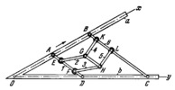 MULTIPLE-BAR MECHANISM FOR PLOTTING PROPORTIONAL INTERCEPTS ON COORDINATE AXES