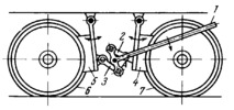 MULTIPLE-BAR MECHANISM OF A WHEEL BRAKE