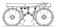 MULTIPLE-BAR MECHANISM OF A WHEEL BRAKE