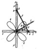 ARTOBOLEVSKY LINK-GEAR MECHANISM FOR TRACING FOUR-LEAFED ROSES