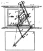 LINK-GEAR MECHANISM FOR DRAWING ISOMETRIC PROJECTIONS