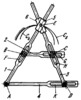 ARTOBOLEVSKY LINK-GEAR MECHANISM FOR TRACING CENTRODES OF FOUR-BAR LINKAGES