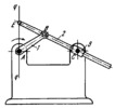 FOUR-BAR LINK-GEAR CONCHOIDAL APPROXIMATE STRAIGHT-LINE MECHANISM