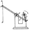 FOUR-BAR LINK-GEAR CONCHOIDAL APPROXIMATE STRAIGHT-LINE MECHANISM