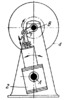 CRANK AND SLOTTED-LINK OSCILLATING CYLINDER MECHANISM