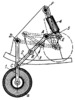 LINK-GEAR RETRACTABLE AIRCRAFT LANDING GEAR MECHANISM