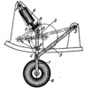 LINK-GEAR RETRACTABLE AIRCRAFT LANDING GEAR MECHANISM
