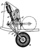 LINK-GEAR RETRACTABLE AIRCRAFT LANDING GEAR MECHANISM