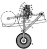 LINK-GEAR RETRACTABLE AIRCRAFT LANDING GEAR MECHANISM
