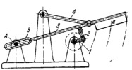 LINK-GEAR KNIFE MECHANISM