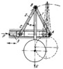 SLIDER-CRANK MECHANISM WITH A PENDULUM SUSPENSION