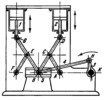 SLIDER-CRANK MECHANISM OF A TWO-CYLINDER ENGINE