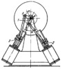 SLIDER-CRANK MECHANISM OF A V-TYPE ENGINE