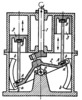 SLIDER-CRANK WOBBLE PLATE MECHANISM