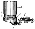 SPATIAL SLIDER-CRANK SLEEVE-VALVE CONTROL MECHANISM OF AN ENGINE