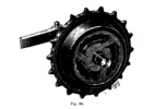 The interior of the threadle machine in the Tricycle by de Dion and Bouton