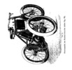 Rear view of the Rochet-Tricycles