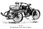 Quadricycle by de Dion and Bouton