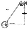 Motion conditions of a system of two movable lever roller