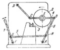 MULTIPLE-BAR MECHANISM OF A PENDULUM CROSS-CUT SAW