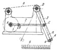 FOUR-BAR CLOTH FOLDER MECHANISM