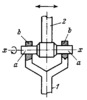 TWO-MOTION CYLINDRICAL KINEMATIC PAIR WITH TWO ROUND EYES