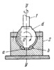TWO-MOTION SPHERICAL KINEMATIC PAIR WITH A PIN AND GROOVE