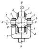 TWO-MOTION JOINT WITH AN INTERMEDIATE CROSS-SHAPED LINK