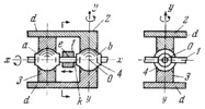 THREE-MOTION JOINT WITH AN INTERMEDIATE SLIDING MEMBER