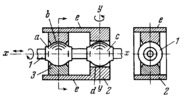 THREE-MOTION JOINT WITH BALL-SHAPED HEADS