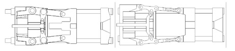 Extended knee mechanism