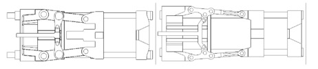 Extended knee mechanism