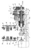 Device to driving tools - Longitudinal section through the device in work process