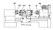 Device to driving tool - Side view of device-oriented pieces and fixed in universal