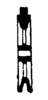 V- shaped wheel brake