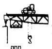 Travelling crane with floor control