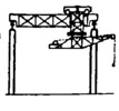 Travelling crane with slewing jib