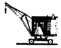 Steam slewing crane
