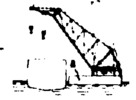 Floating luffing crane