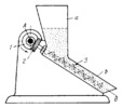 THREE-LINK BEVEL-GEAR SCREW-CONVEYER DRIVE