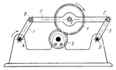 LEVER-GEAR PLANETARY PARALLEL-CRANK MECHANISM WITH A FIXED SUN GEAR