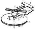 SLOTTED-LEVER-GEAR SCREW-TYPE RECTANGULAR COORDINATE MECHANISM