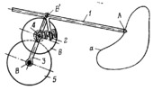 LEVER-GEAR EXTERNAL PLANETARY MECHANISM OF A PLANIMETER