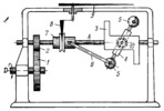 LEVER-GEAR MECHANISM OF A CENTRIFUGAL TACHOMETER