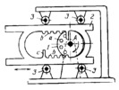 PIN-WHEEL COMPLEX RACK GEARING