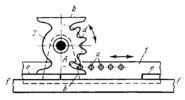 PIN-RACK-SPROCKET DWELL MECHANISM