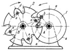 PIN-WHEEL-SPROCKET DWELL MECHANISM WITH LOCKING ROLLERS