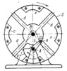 FOUR-SLOT INVERSE GENEVA WHEEL MECHANISM