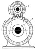 THREE-LINK EXTERNAL CIRCULAR TOOTHED GEARING