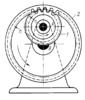 THREE-LINK INTERNAL CIRCULAR TOOTHED GEARING